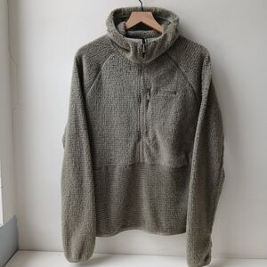 Marmot Orsa Polartec Wool 1/2 Zip Hoody Sage Green Men's Medium